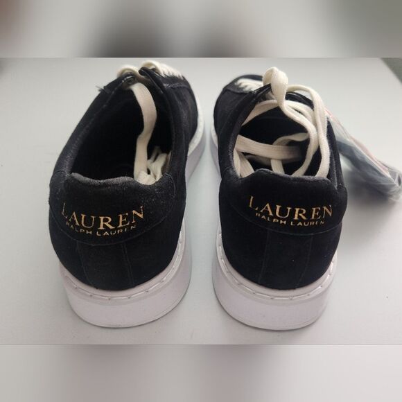🌸Lauren Ralph Lauren Women's Angeline Lace-Up Suede Sneakers Size 7.5 - Picture 5 of 5